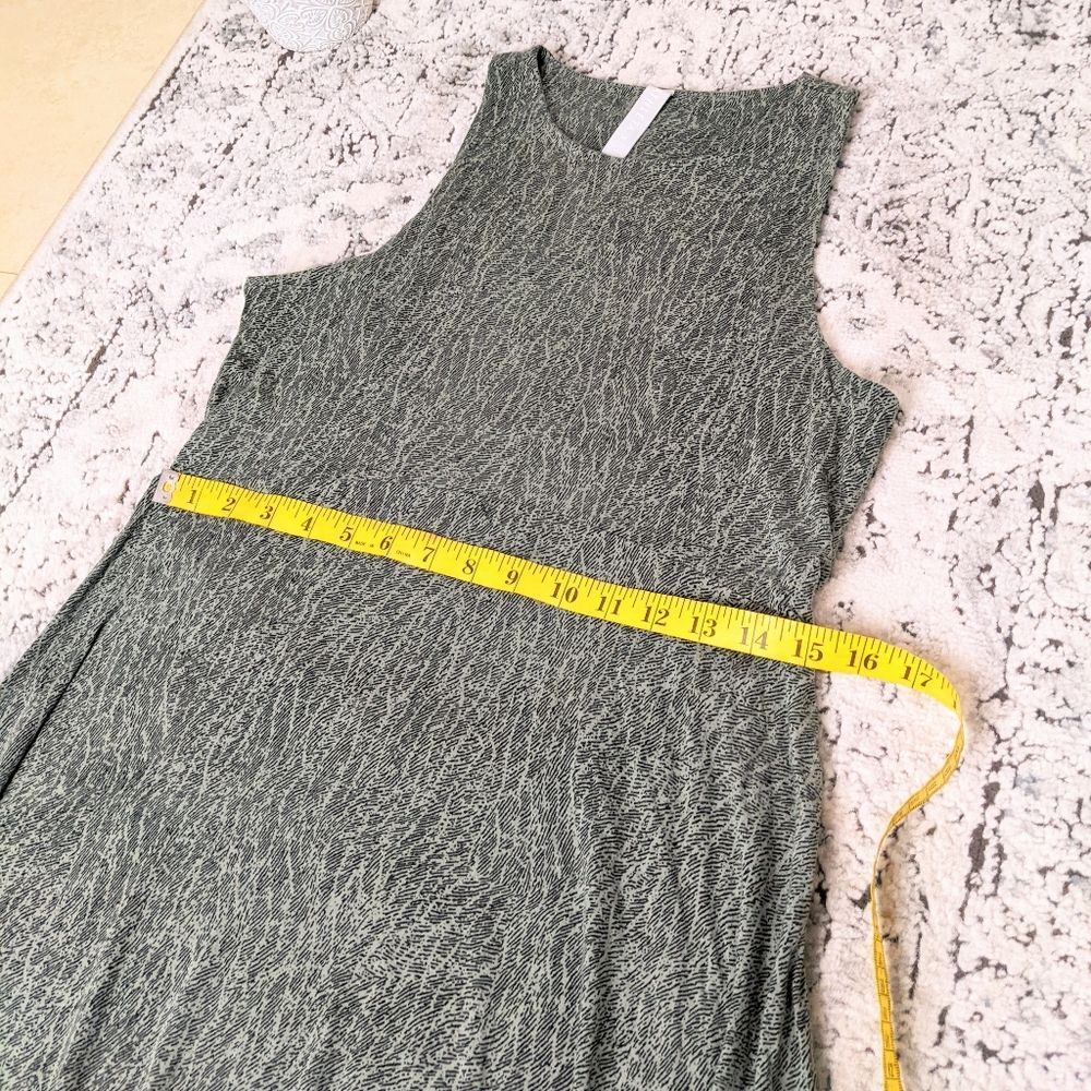 Athleta Santorini Thera Printed Dress, Mojave Laurel Olive Medium - Picture 7 of 10